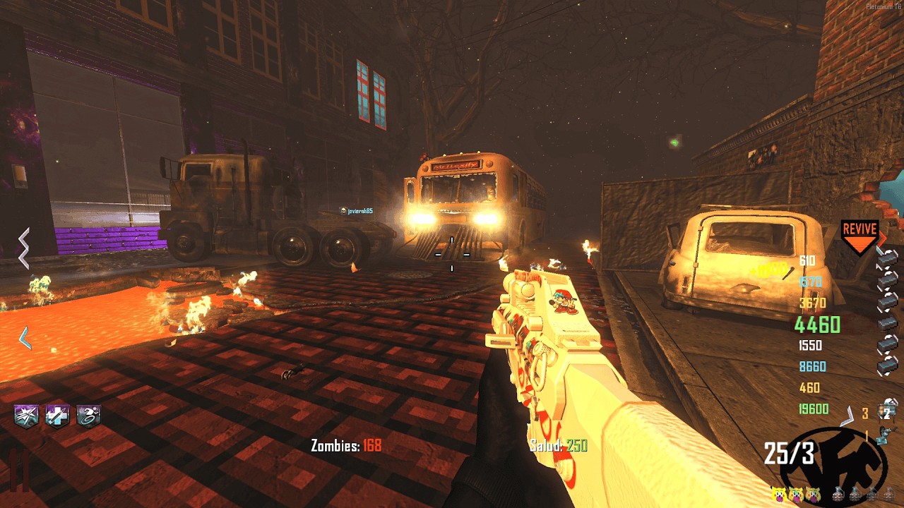 BLACK OPS 2 ZOMBIES: TRANZIT 8 PLAYERS BUT IT'S THE MINECRAFT NETHER (NO COMMENTARY)