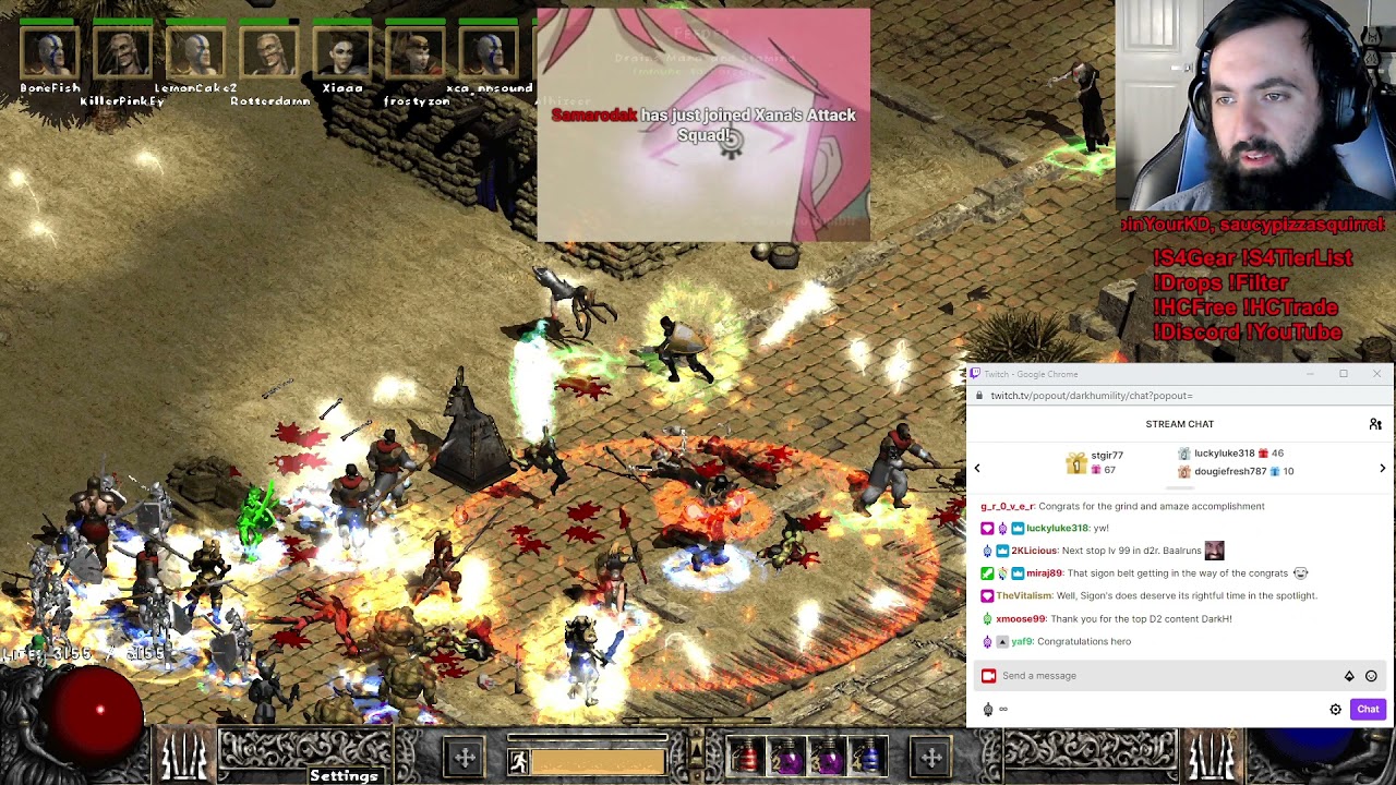 Road to 99 Complete! Season 4 Hardcore PD2 Claws of Thunder Sin Hits Lvl 99! Catch the action here!