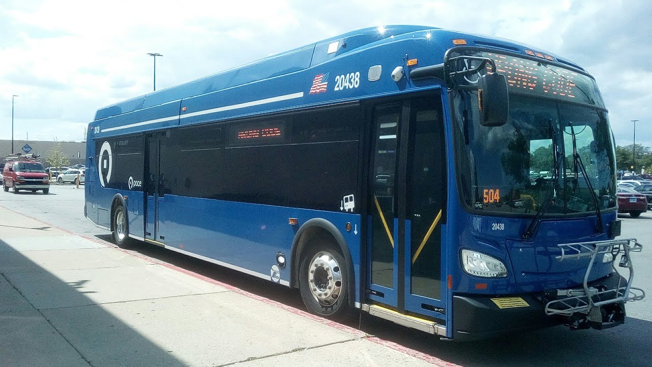 Ride On Pace Bus 2020 New Flyer XD40 20438 On Rt 318 West North Ave to Forest Park Transit Center