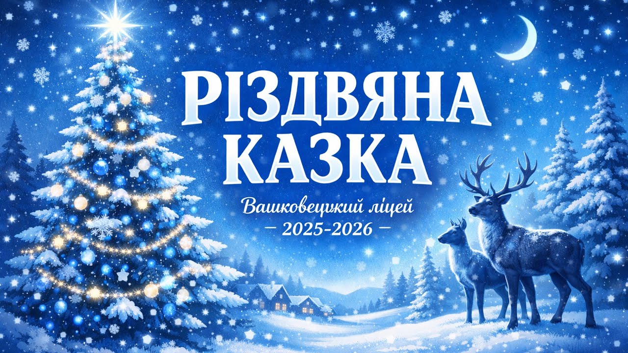 Різдвяна казка 2025-2026. Вашковецький ліцей.