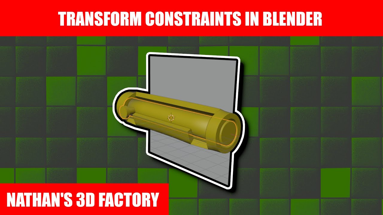 Blender Tutorial: Transform Constraints | Nathan's 3D Factory