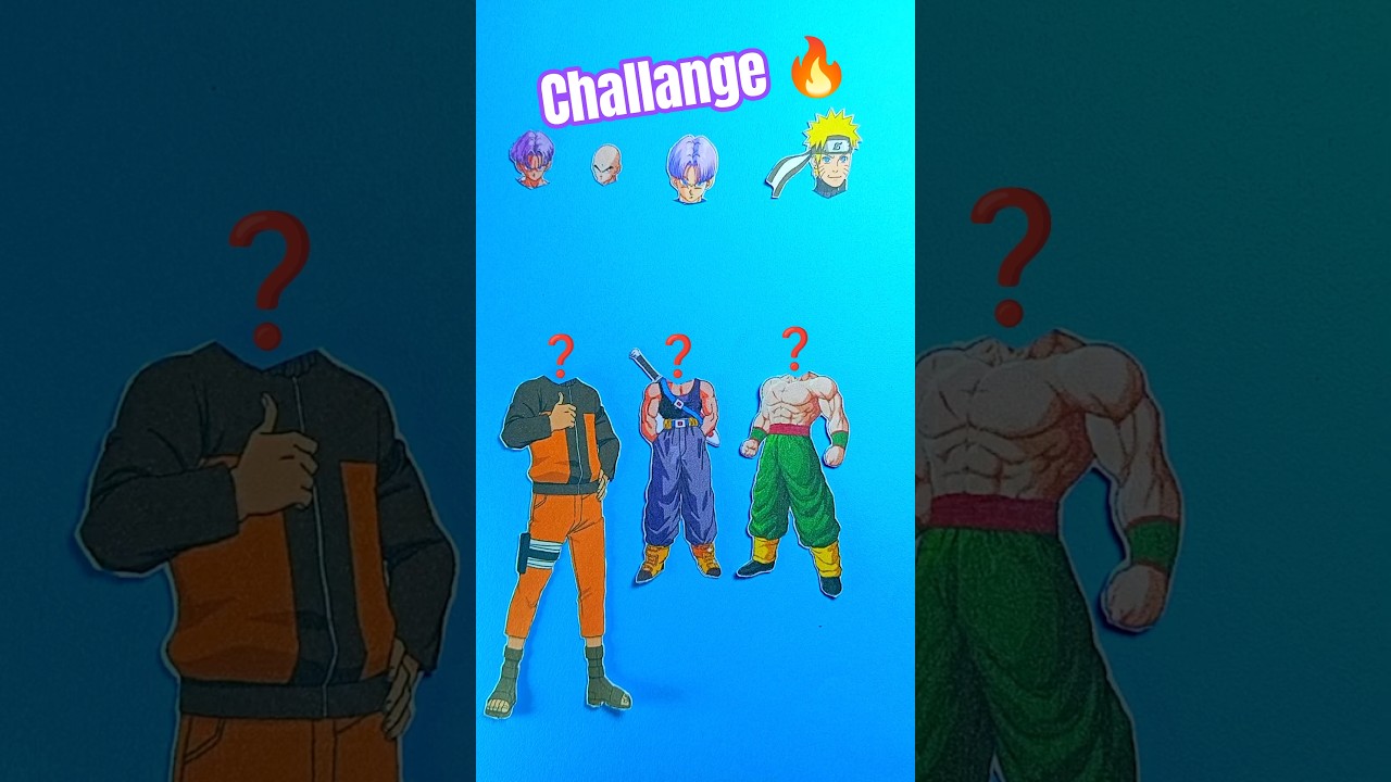 🔥😱Naruto💥🔥 🆚Future🔮💥 trunks🆚💥 Tien shinhan🔥||wrong❌ head's challange🔥 💥❓||