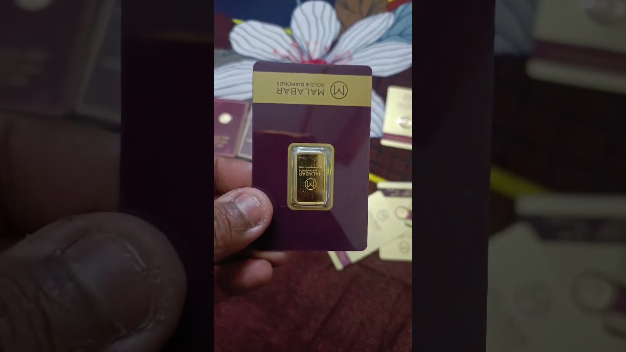 #gold malabar  gold 24 cart  5 gram coin unboxing #mmtc #gold #coin #trending