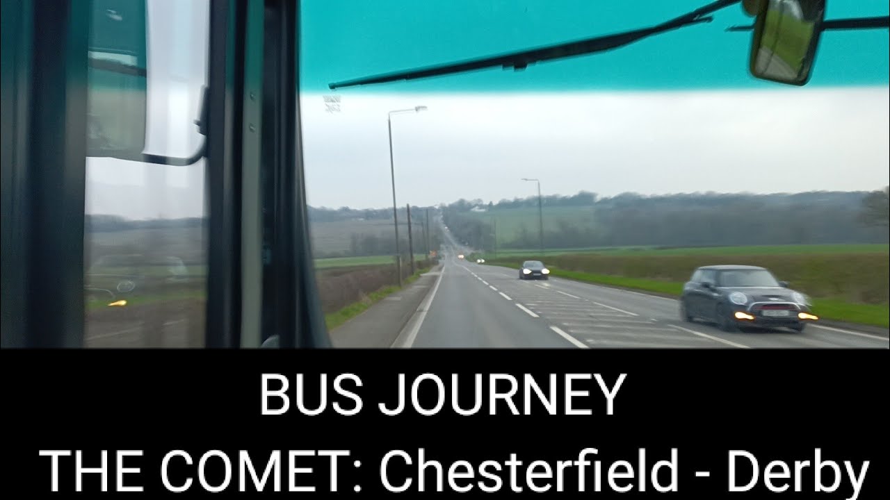 🇬🇧 BUS JOURNEY | Trent Barton THE COMET: Chesterfield ➔ Derby
