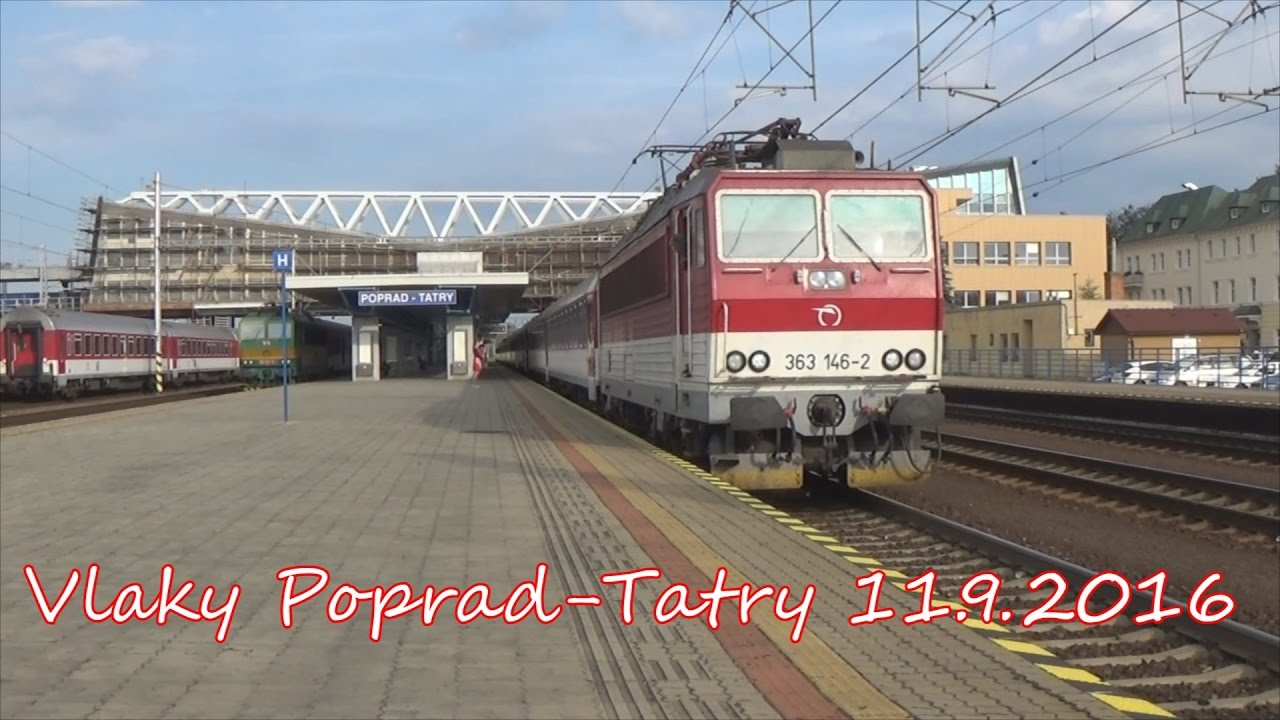 Vlaky Poprad-Tatry - 11.9.2016