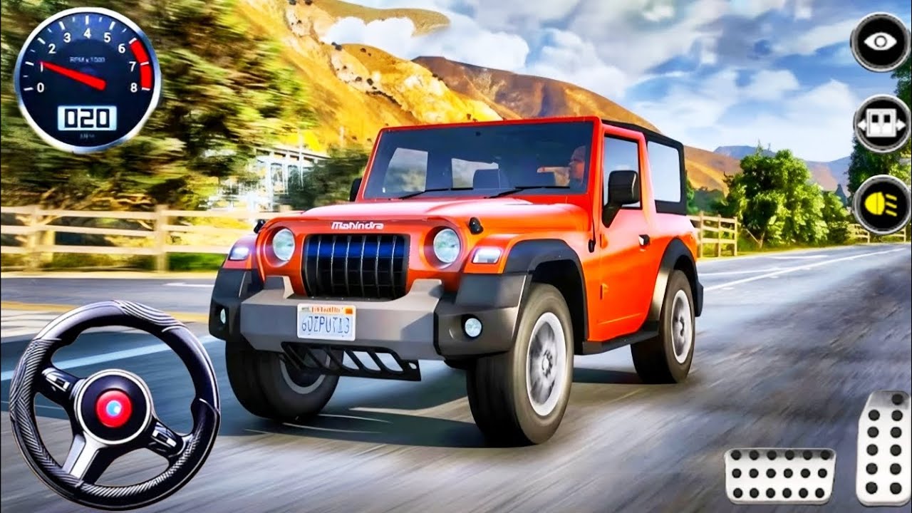 Extreme Mahindra Thar Off-Road Challenge! ⛰️ - Android Gameplay 