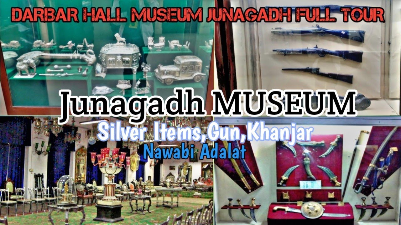 JUNAGADH MUSEUM  GUJRAT || DARBAR HALL ||राजा महाराजा के इस्तेमाल करने की चीजे || 143_BOBBY
