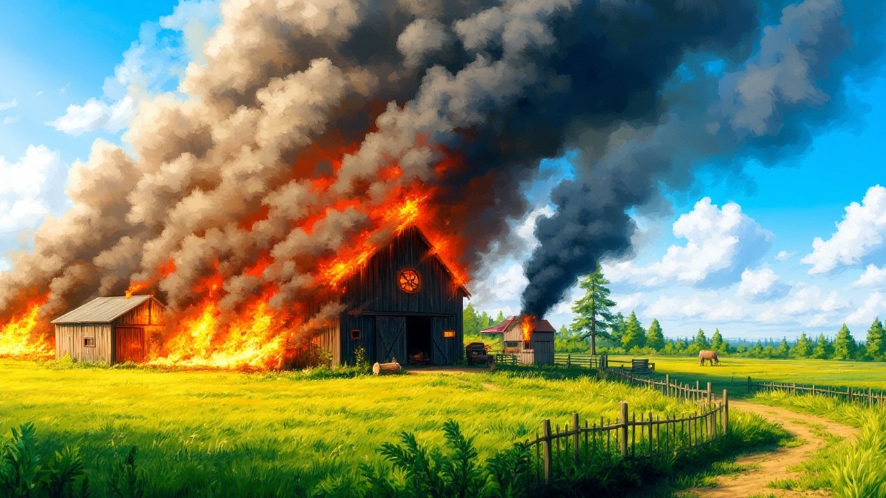 Neighbor Set my Farm On Fire Cuz I Refused To Sell My Land!