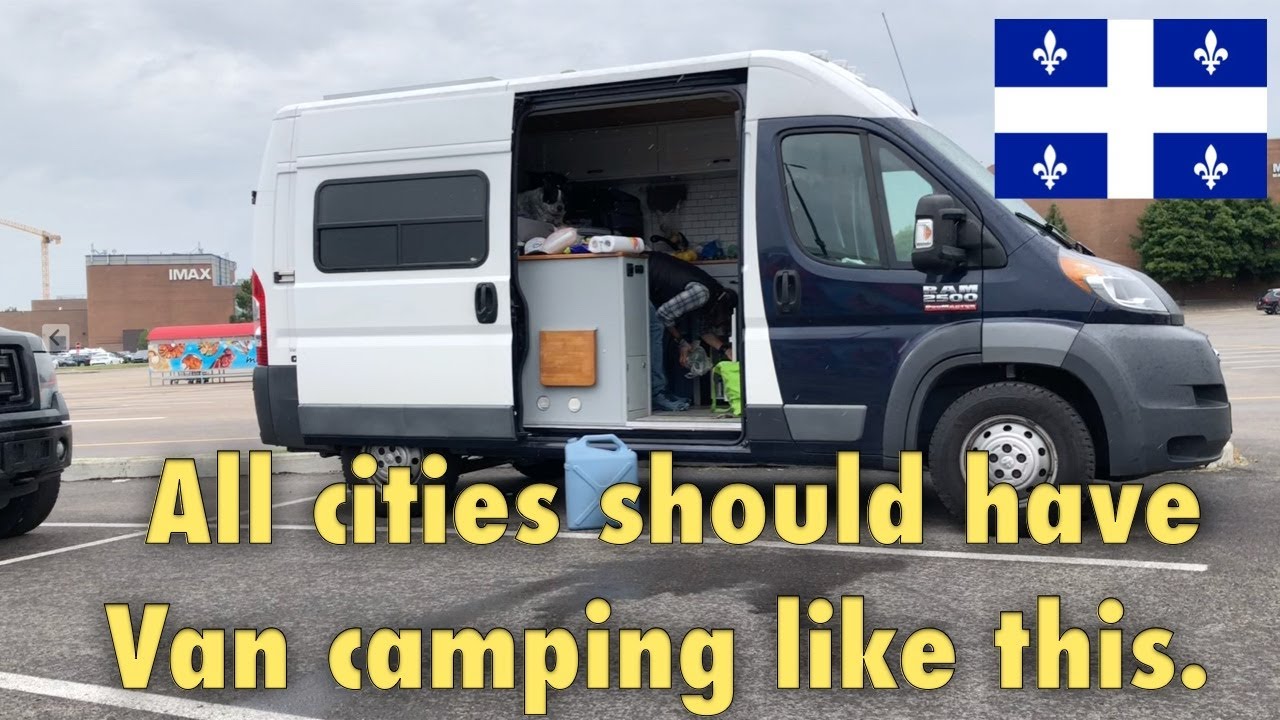 Wow!!! We did not expect this - Van Campsite in Quebec City?