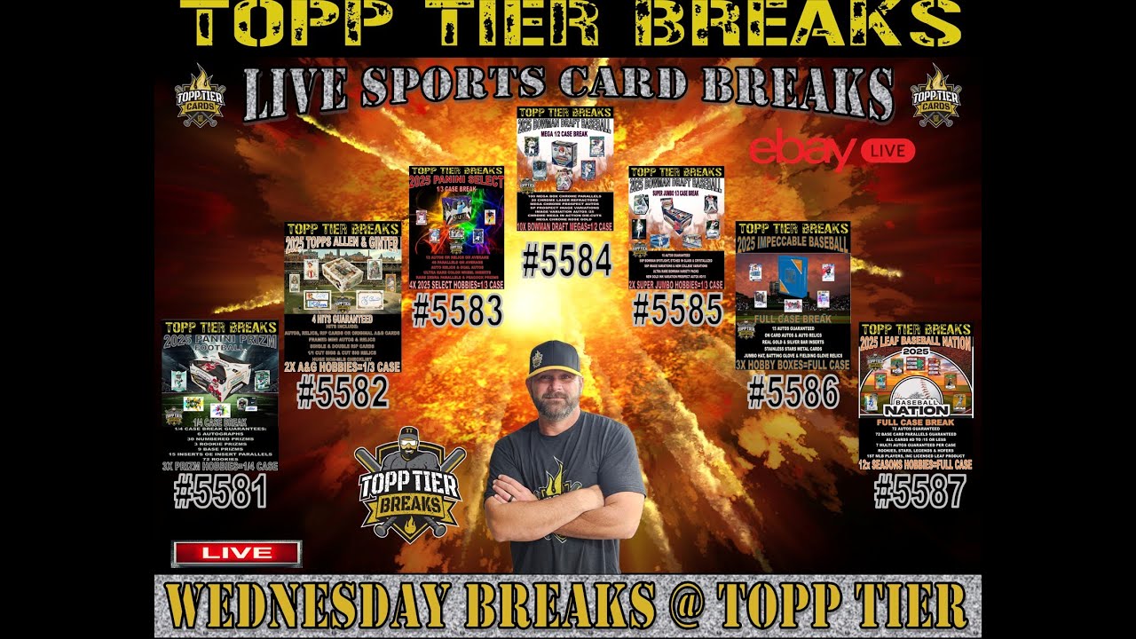 WEDNESDAY NIGHT BREAKS - 2025 PRIZM FOOTBALL, 2025 BOWMAN DRAFT, IMPECCABLE & MORE!
