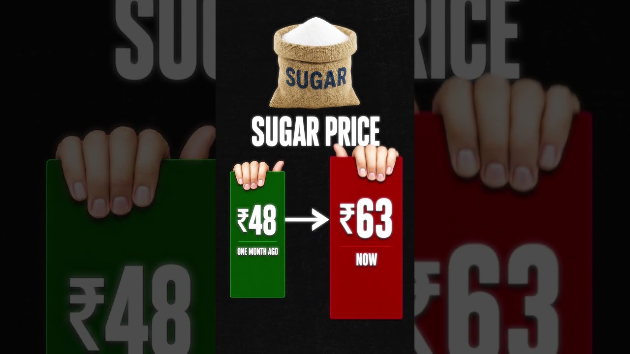 Why Have Sugar Prices Increased from ₹48 to ₹63? #shorts #youtubeshorts