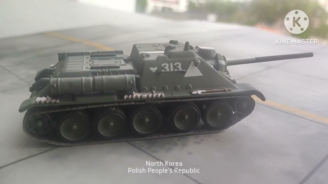 #A9 SU-85 tank destroyer (1/72 deAgostini) Polish Artillery Regiment 