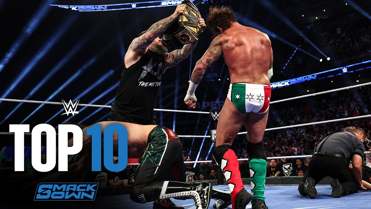 10 лучших моментов SmackDown: WWE Top 10, 11 сентября 2026 г.