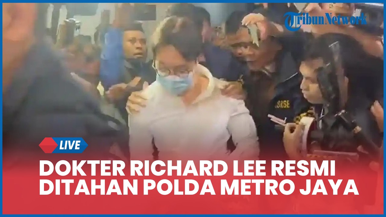 Dokter Richard Lee Resmi Ditahan Polda Metro Jaya terkait Kasus Produk Kecantikan, Tangan Diborgol