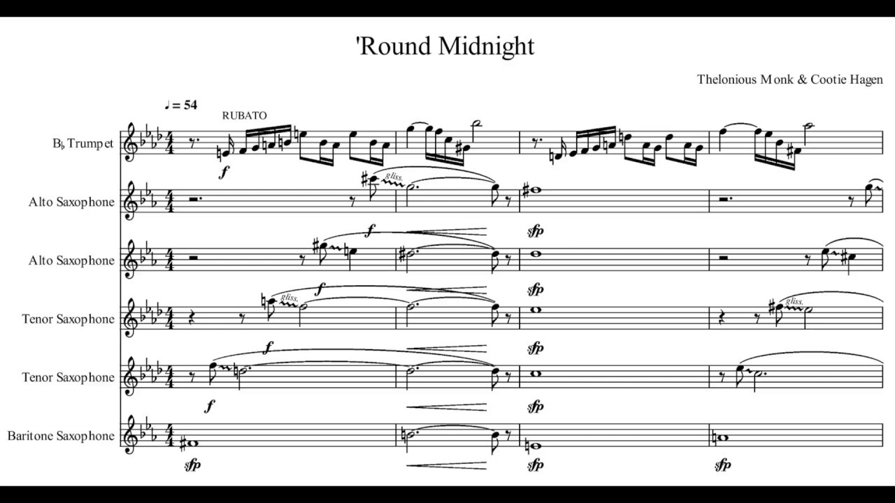 Tom Haydock - 'Round midnight (Thelonious Monk)