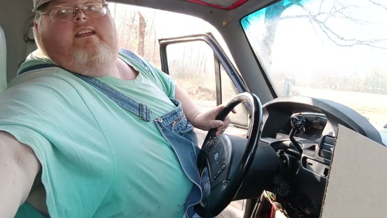 96 ford f350 getting new dash installed. 