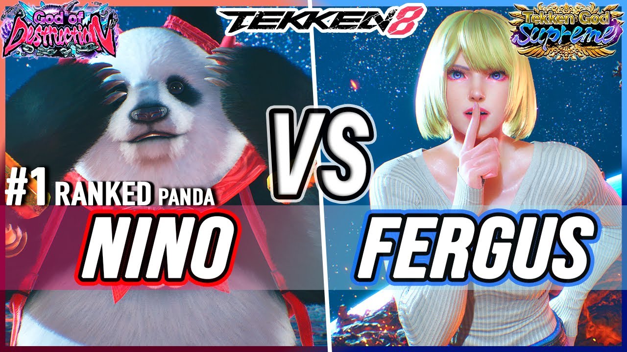 T8 🔥 Nino (#1 Ranked Panda) vs Fergus (Lili) 🔥 Tekken 8 High Level Gameplay