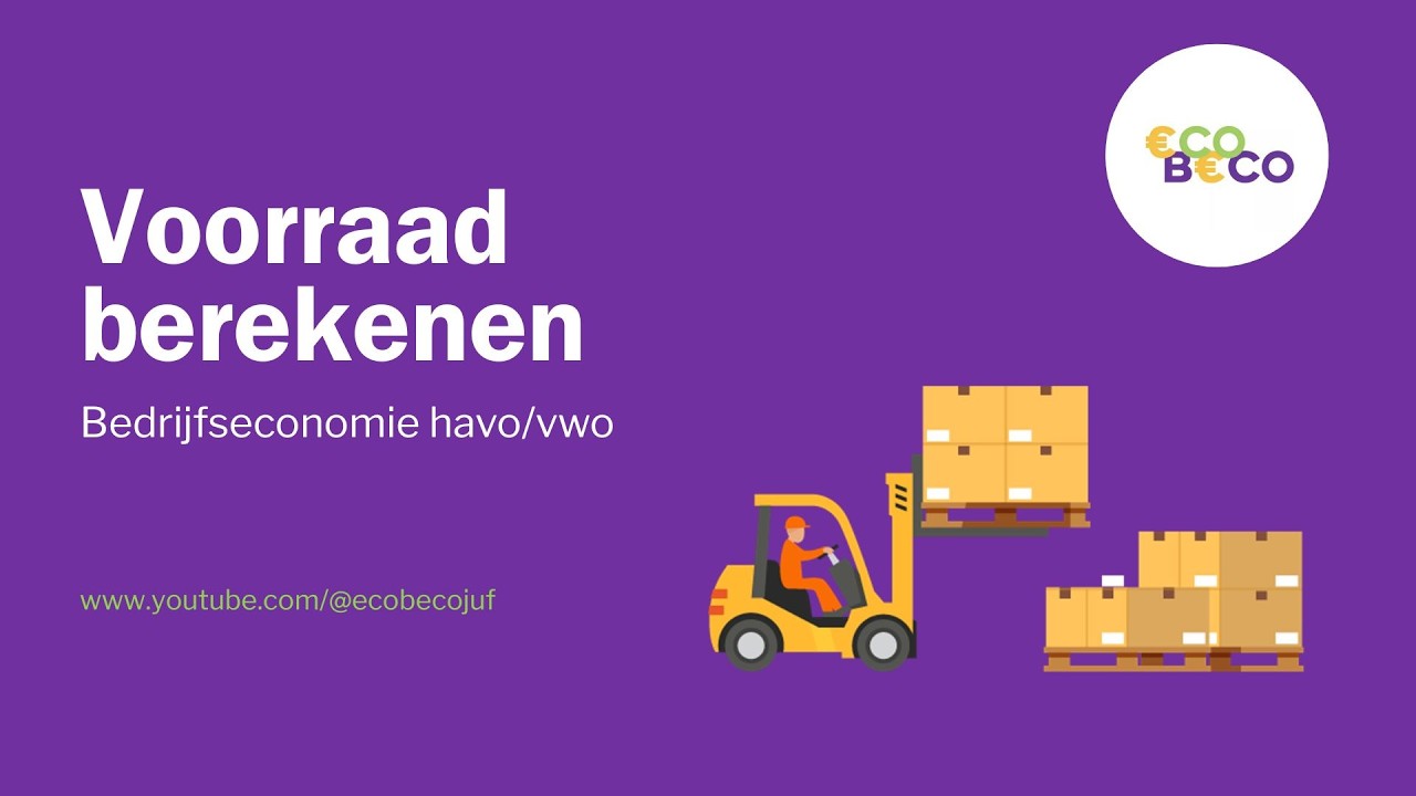 Voorraad, inkopen en inkoopwaarde van de omzet - Bedrijfseconomie