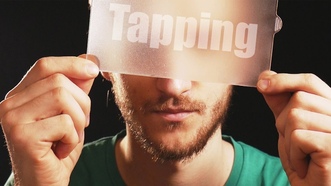Deep Tapping hard plastic ASMR - whispering -