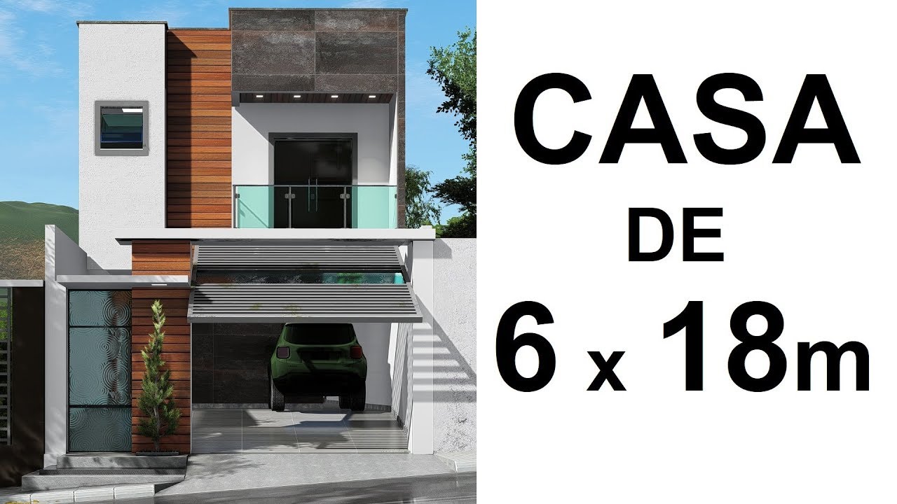 CASA GEMINADA DE 6 x 18 metros - 3 QUARTOS