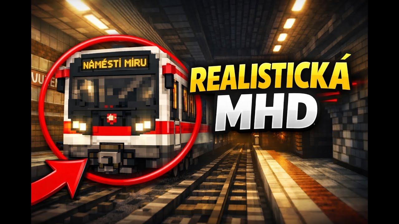 Realistická MHD v Minecraftu 🚇 | MTR série #1