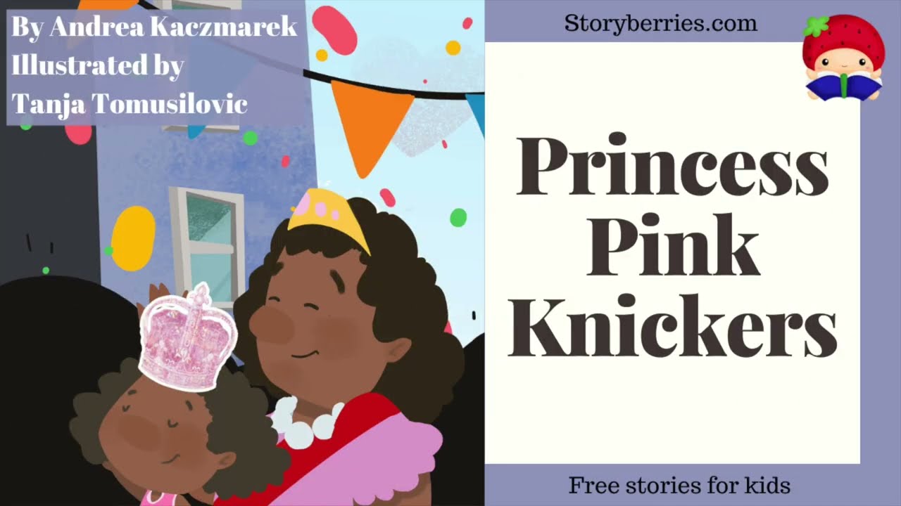 PRINCESS PINK KNICKERS - Read along animated picture book with English subtitles #self-confidence
