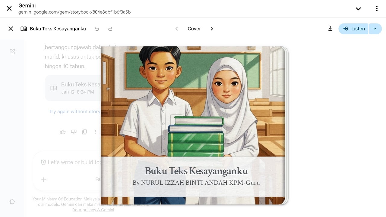 BUKU CERITA-BUKU TEKS KESAYANGANKU-CIKGU IZZAH-SPBT SKBP 2026