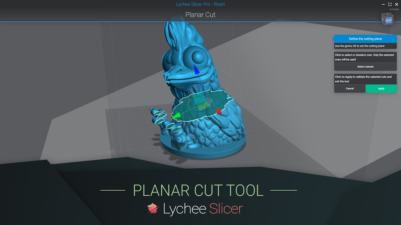 Инструмент «Планарная резка» в Lychee Slicer: обзор