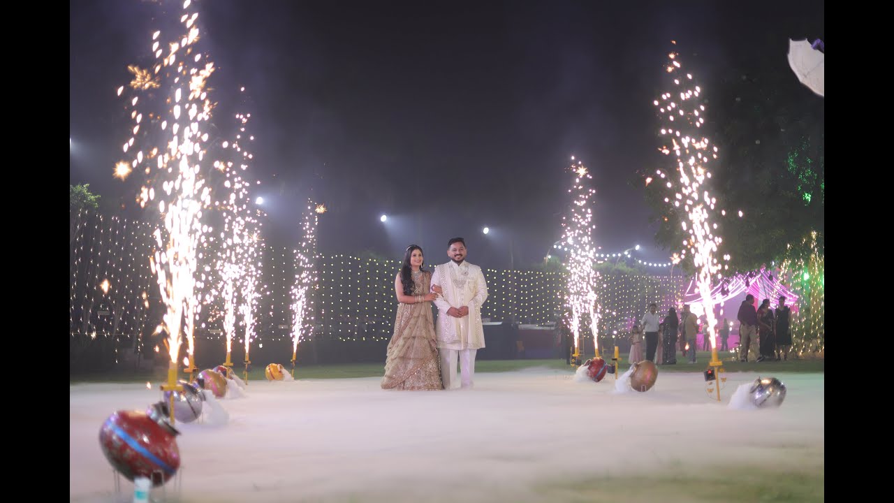 Wedding Reception Video | Shreya and Saurabh |  Delhi Reception | Swastik Farms