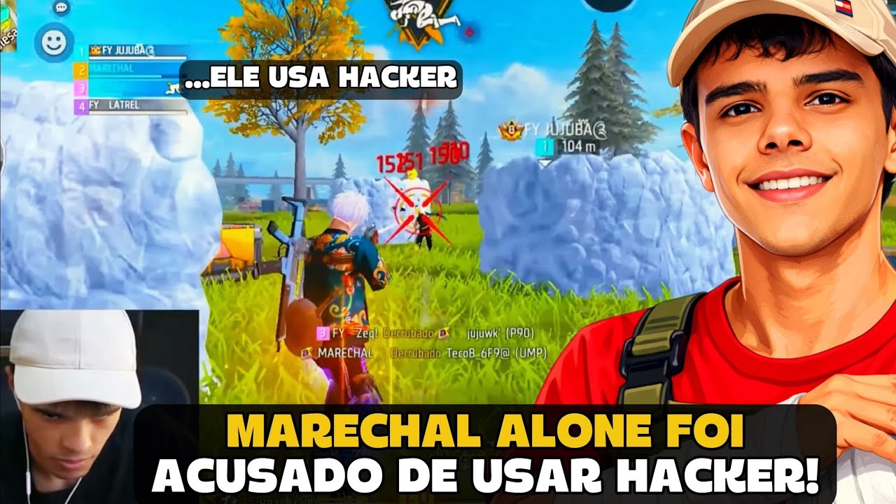 MARECHAL FOI ACUSADO DE USAR HACKER DEPOIS DE FAZER ISSO NA RANK! FREE FIRE - MARECHAL HIGHLIGHTS