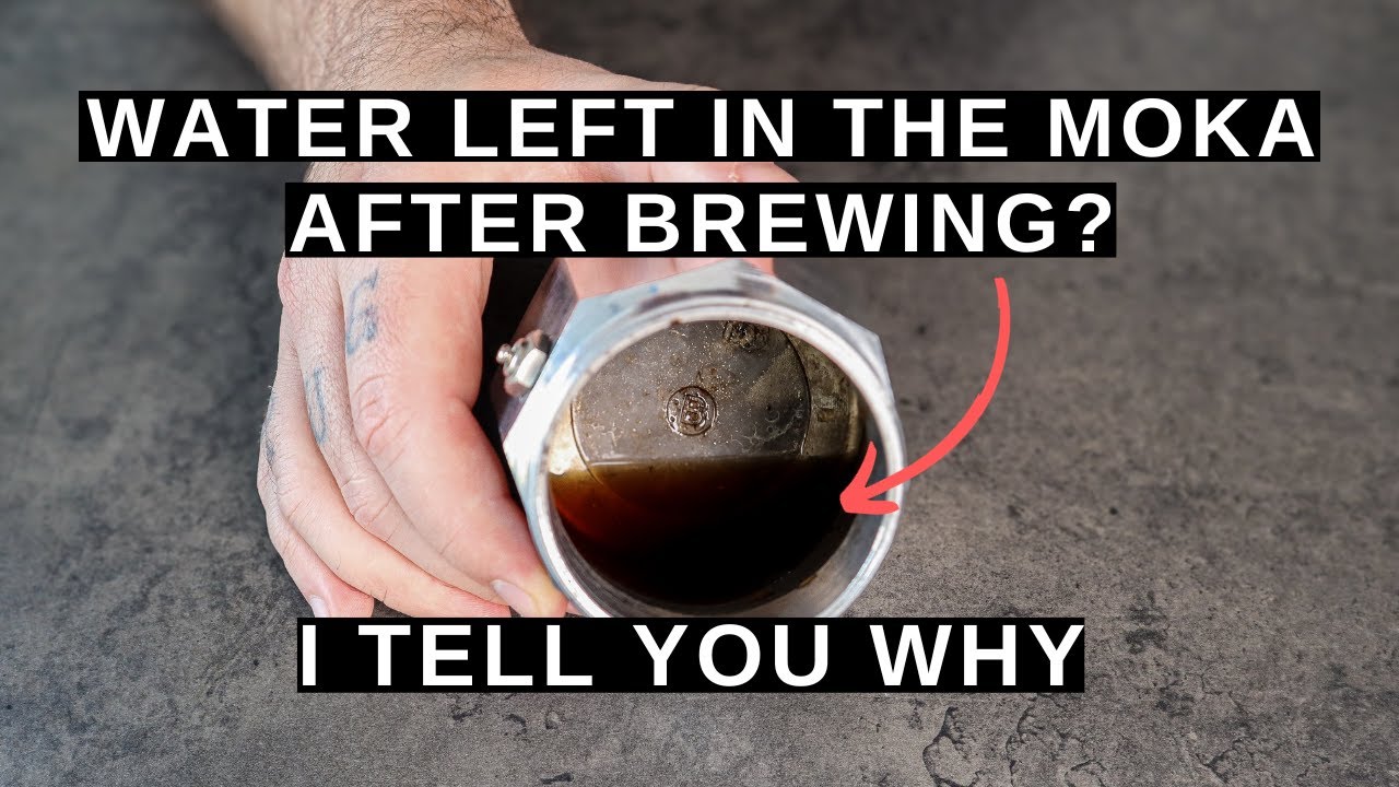 EXPLAINED - Why There is Water Left in the MOKA POT After Brewing