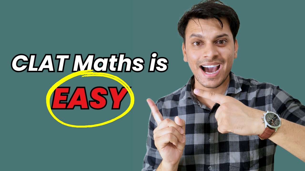 CLAT Maths - FULL Syllabus and STRATEGY | CLAT 2026