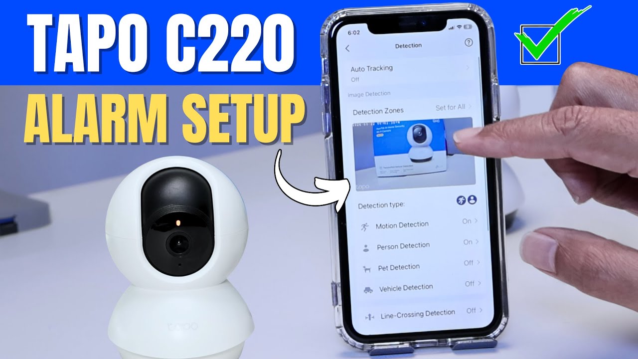 Настройка сигнализации Tapo C220
