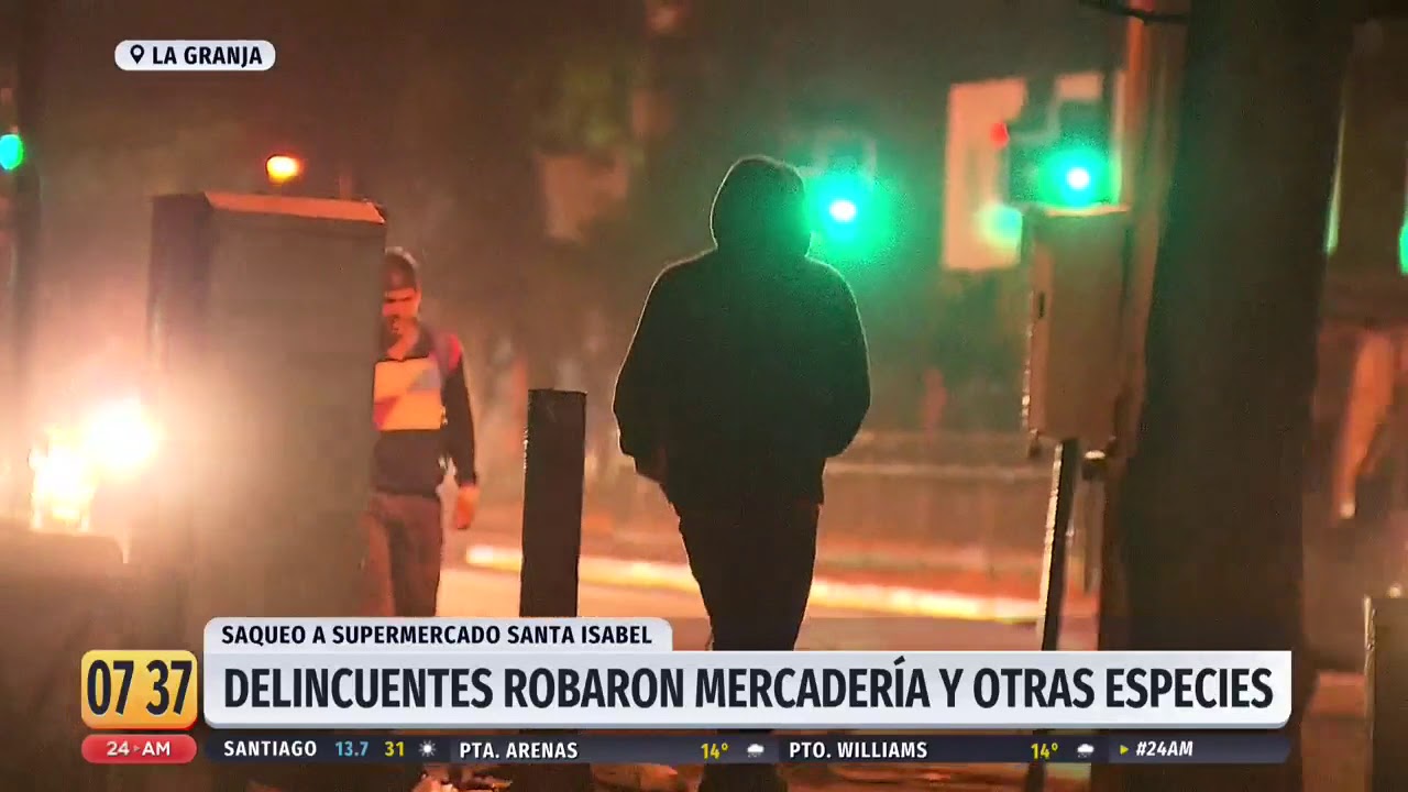 Diversos incidentes y saqueos se registraron en la capital | 24 Horas TVN Chile