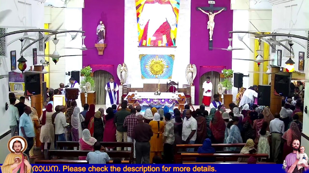 05-03-2026 THURSDAY  03.45 PM Holy Mass  Novena St Joseph & St JUDE Church Thevara