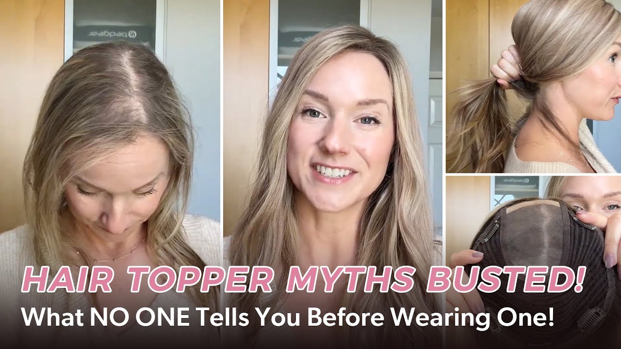 Hair Topper Myths BUSTED! What NO ONE Tells You Before Wearing One! | UniWigs Upgrade Courtney