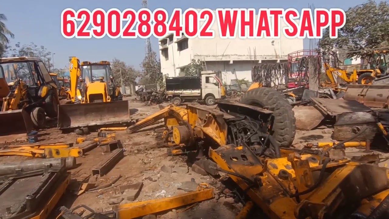Jcb 3dx second hand spare parts market Kolkata india / Jcb loader spare parts market west Bengal