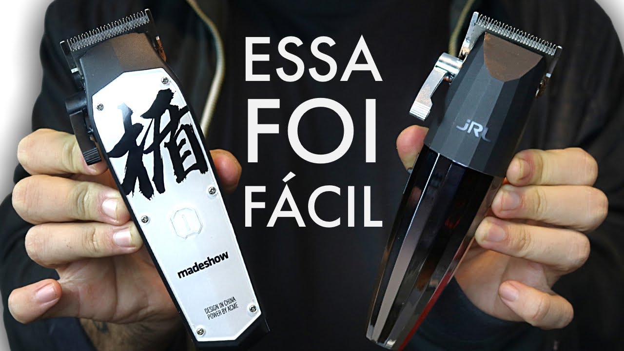 Madeshow M10+ ou JRL 2020C - Qual &eacute; a Melhor M&aacute;quina de Cortar Cabelo?