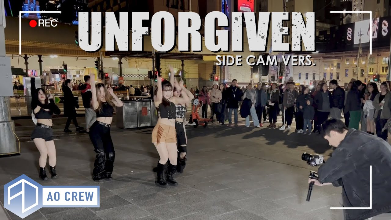 KPOP IN PUBLIC Lesserafim 'Unforgiven' Dance Cover [AO CREW - Australia] SIDE CAM vers.