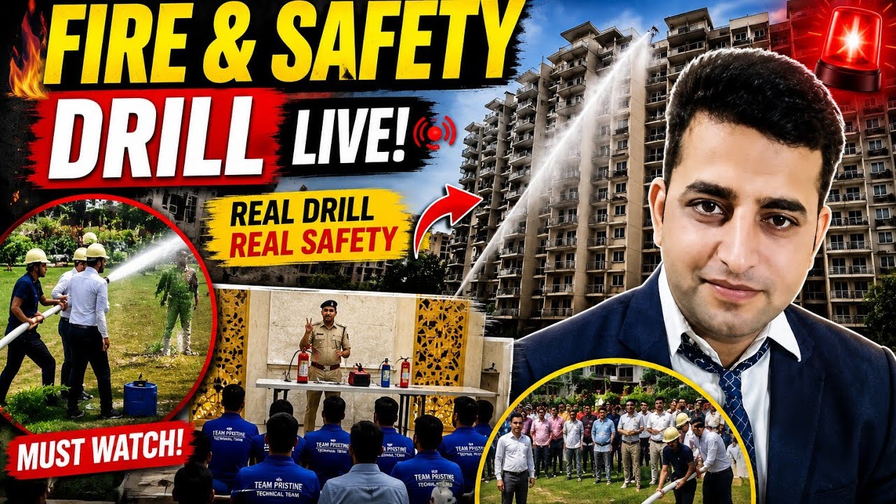 🚨 FIRE SAFETY DRILL LIVE DEMO HIGH RISE SOCIETY