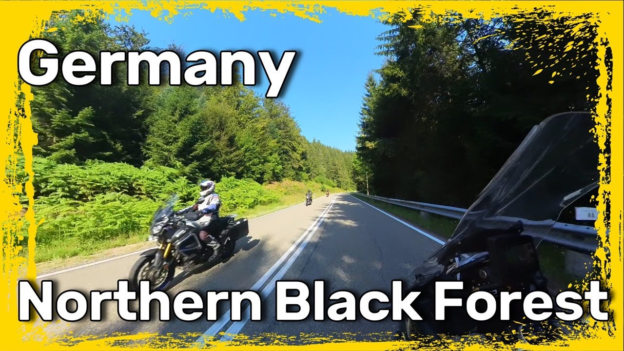 Best motorcycle roads of Germany - L564 - B500 (Black Forest north) - motorcycle touring in Europe