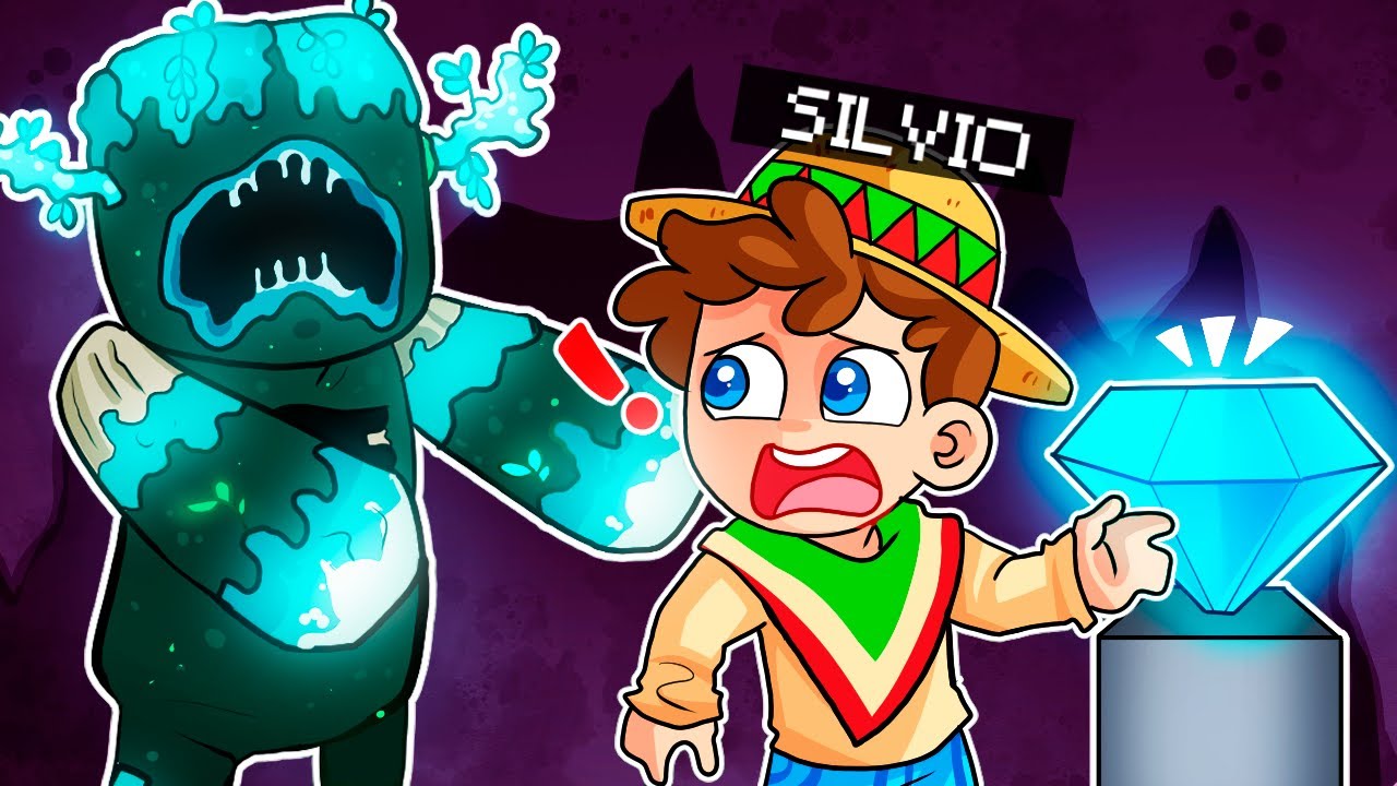 &iexcl;Minecraft PERO le ROBAMOS a un WARDEN! 😯💀 MINECRAFT PERO SILVIOGAMER