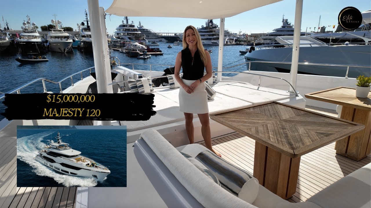 Captain's Tour: Gulf Craft's USD$15,000,000 Majesty 120 at Monaco Yacht Show 2024
