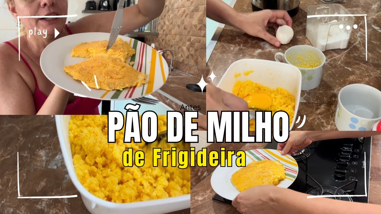 COMO FAZER PÃO DE MILHO DE FLOCAO DE FRIGIDEIRA 
