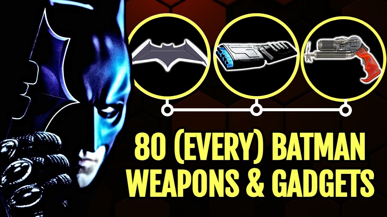 80 (Every) Weapons And Gadgets That Batman Has Used Till Date - Explored