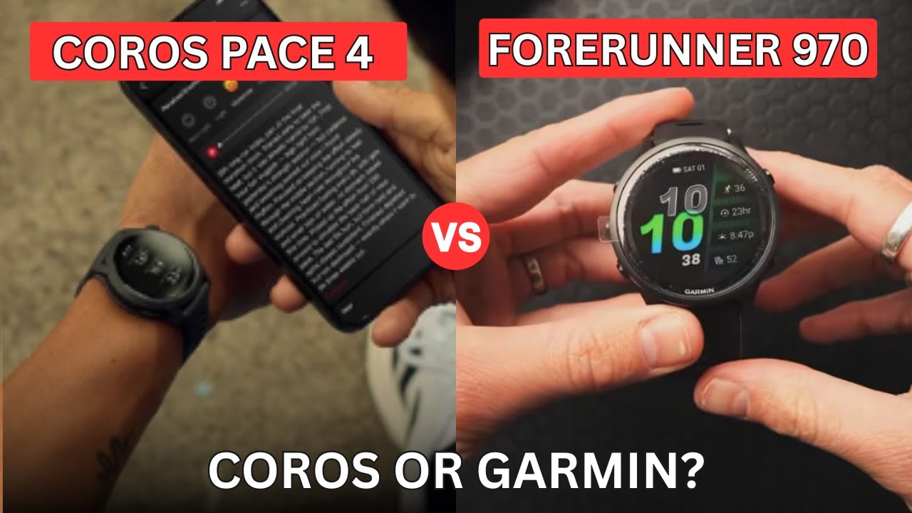 Garmin Forerunner 970 против Coros Pace 4