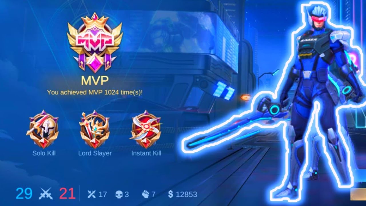 Mobile Legends Saber one hit delete!! Full build