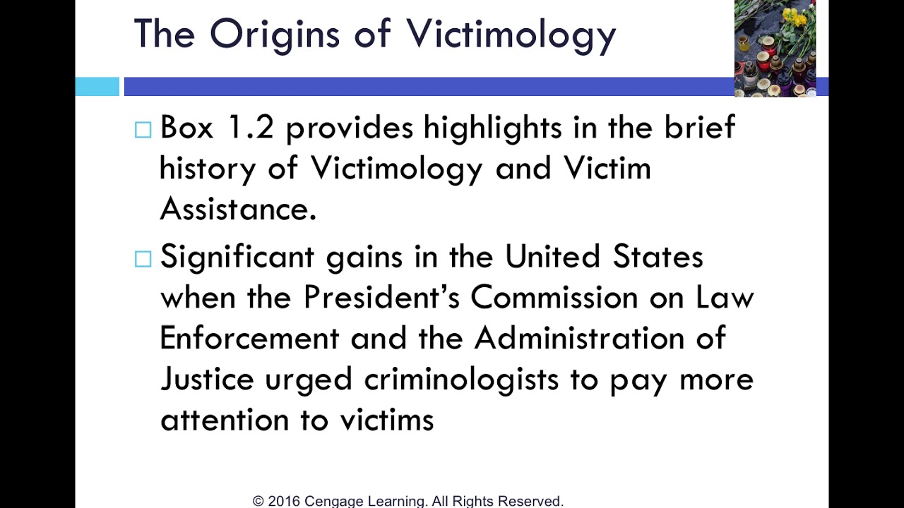 (1) What is Victimology