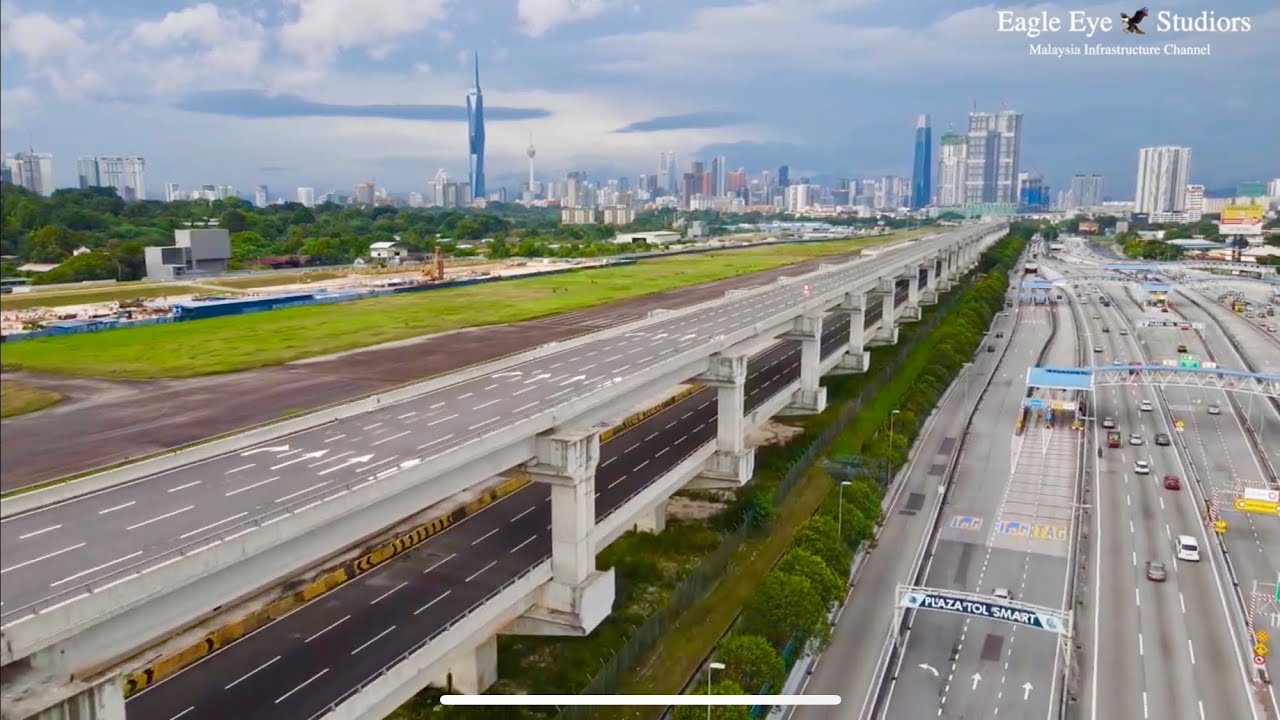 Malaysia Double Decker Highway Almost Completed ( SPE / Setiawangsa - Pantai Expressway )
