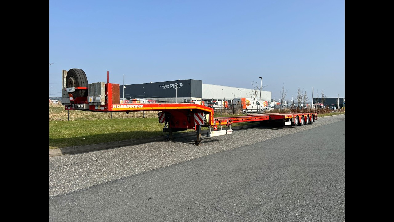 LVS7947 - Kassbohrer 4-assige semi dieplader